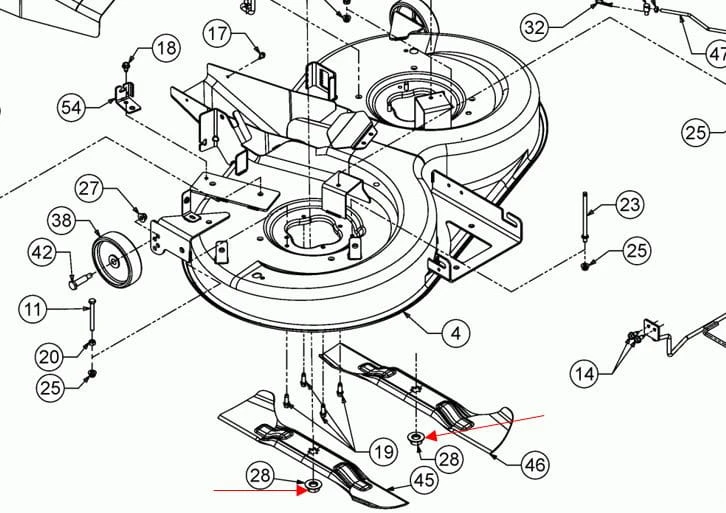 Nakrętka MTD 712-0417 912-0417 712-05134 753-05549 953-05549