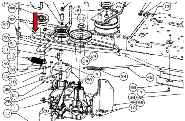 Pasek jazdy przekładni Silverline 18/92 Sunline RTH Variolux V-RTH Schemat