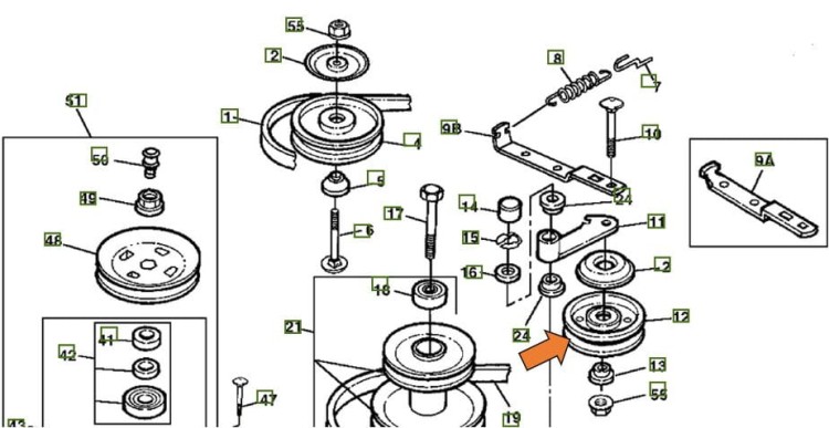 Schemat John Deere LX188