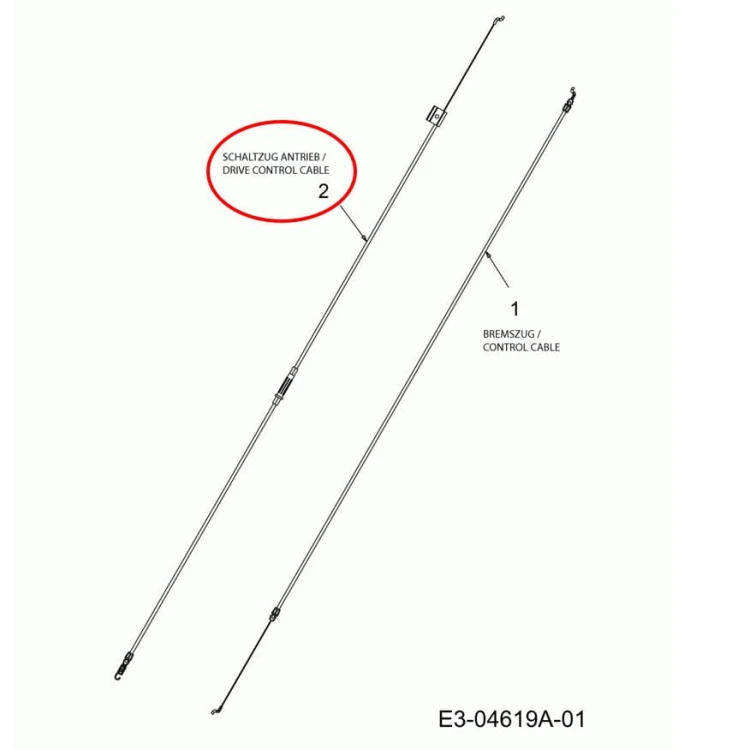 Linka napedu MTD 48 SPHW 53 SPB 53 SPBHW 53 SPH SPHM SPHWM