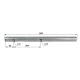 Czop osi przedniej oś przednia 28,5 cm Stiga 1134-0075-01 1134007501
