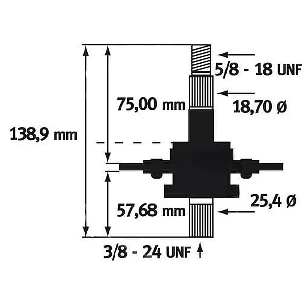 Adapter 618-0140 piasta noża do MTD Deck N EH125 Gutbrod Sprint 2000