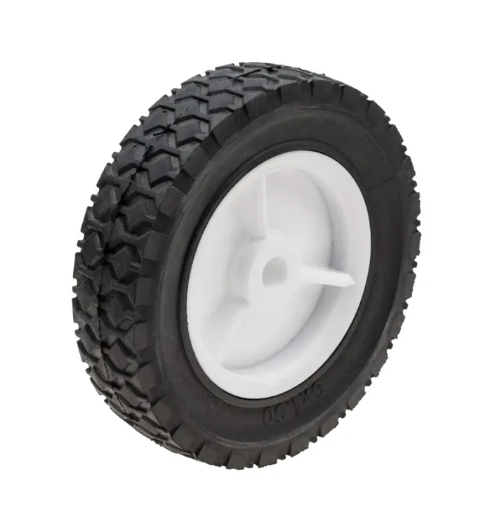 Kółko kosiarki 150 mm fi osi 12,7 mm plastikowe opona gumowa