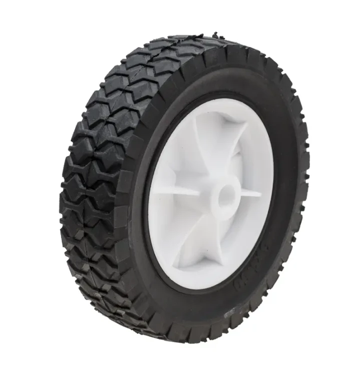Kółko kosiarki 150 mm fi osi 12,7 mm plastikowe opona gumowa