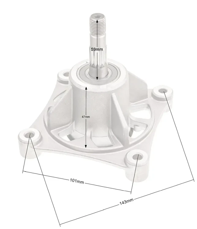 Mandrela adapter noża niski Husqvarna TC 142 242 342 338 238