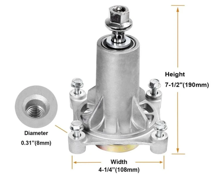 Piasta kompletna adapter noża Craftsman deck 42 917.xxxxxx wymiary