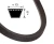 Pasek jazdy McCulloch M12597 TC M14597 TC M175H38 RB M200107 HRB