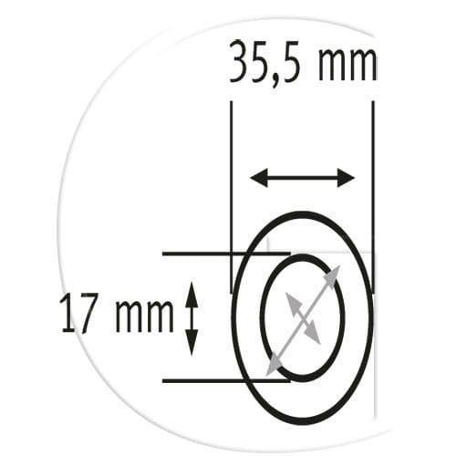 Kółko pływające zębatka pływakowa mini - otwór typ Stihl 3/8" 7Z 1,6 mm