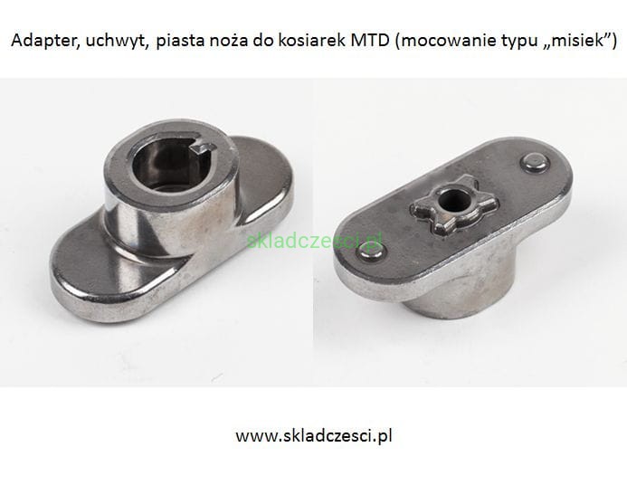 Adapter noża typu "misiek" niski wał 25,4mm