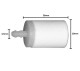 Filtr paliwa POREX do HUSQVARNA 36 40 41 42 45 50 51 61 66