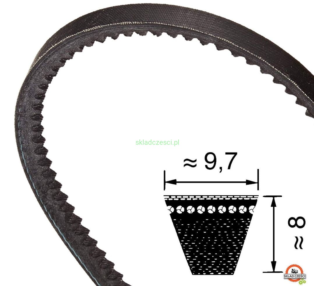 Pasek klinowy XPZ912 do przecinarki STIHL TS510 TS760